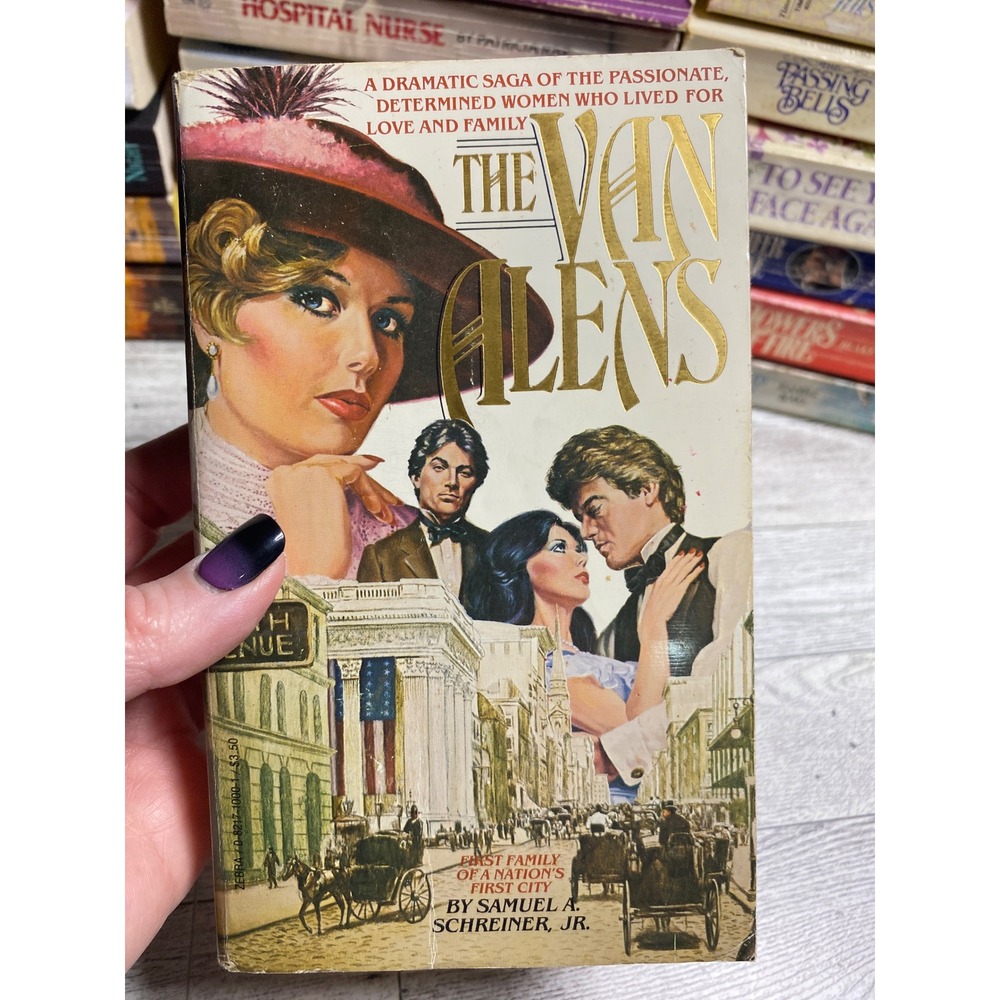 Van Alens Historical‎ Romance Paperback Book Samuel A Schreiner Zebra Books 1981